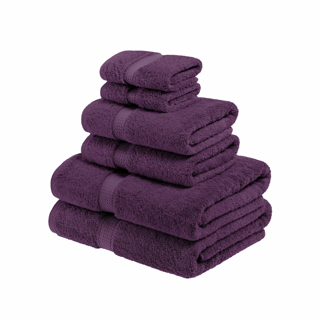 Superior Solid Egyptian Cotton 6-Piece Towel Set 11 Superior Solid Egyptian Cotton 6-Piece Towel Set - Image 11