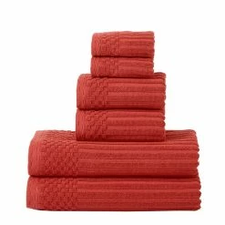Superior Soho Cotton Textured Ribbed Checker Border Absorbent 6-Piece Towel Set -Cheap Superior Store f05a52c8fd26498b9d4cc439b290c4cb 2bbcf86b 330f 442f a03b 74265eaa81ef 1080x