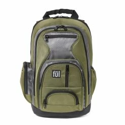 Ful Free Fallin Olive Laptop Backpack FŪL Plush Padded