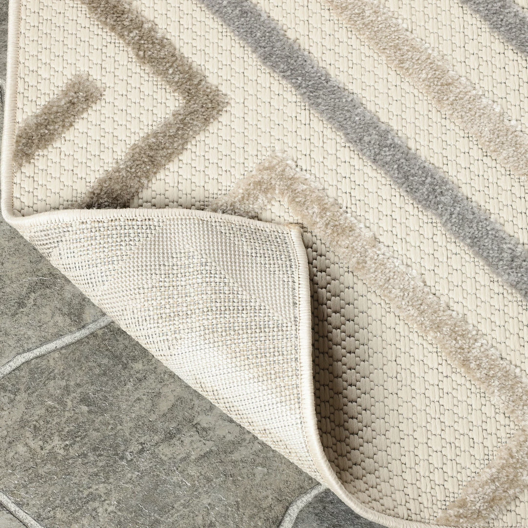 Superior Geometric Modern Polypropylene Indoor/Outdoor Area Rug 4 Superior Geometric Modern Polypropylene Indoor/Outdoor Area Rug - Image 4