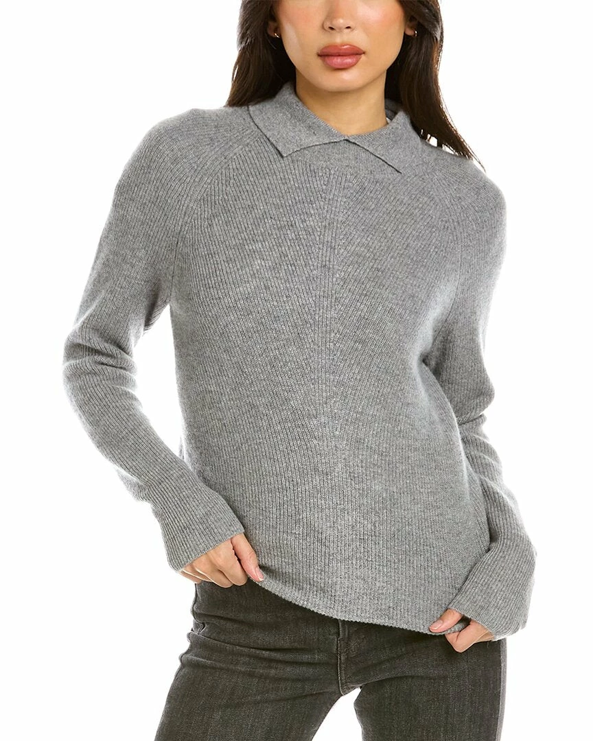women Kier + J Mock Neck Cashmere Pullover 1 women Kier + J Mock Neck Cashmere Pullover
