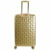 Ful Disney Minnie Quilted 3D Molded 29" Spinner Luggage Gold