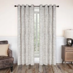 Superior Leaves Jacquard Thermal Insulated Blackout Grommet Panel Curtain Set -Cheap Superior Store fc838fbdd4cf45069da475694d534522 1080x