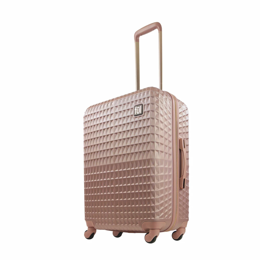 Ful Geo 26" Hardside Spinner Luggage Rose Gold 1 Ful Geo 26" Hardside Spinner Luggage Rose Gold